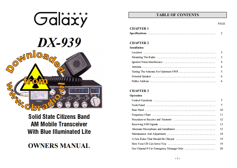Galaxy_DX939F_ENG操作说明书手册