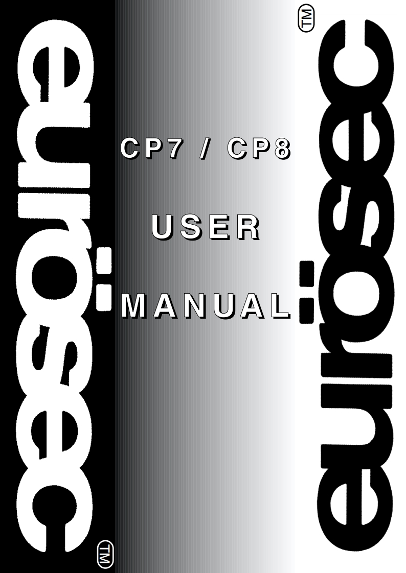 Gardtec-Eurosec-CP-LED-操作说明书手册