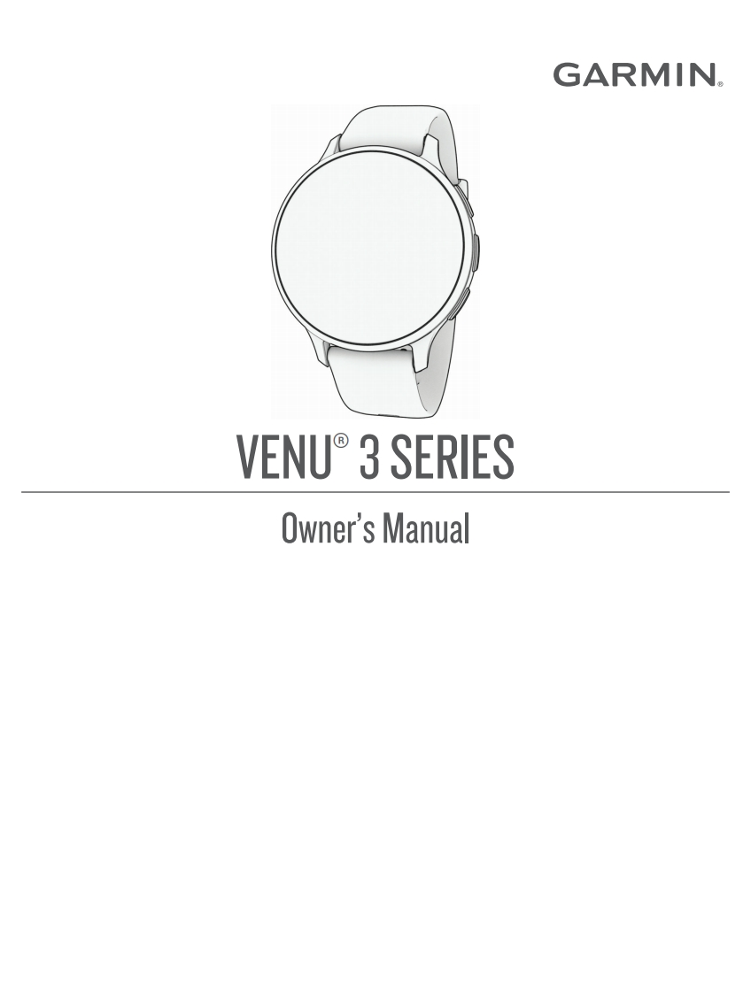 GarminVenu3SSeriesManual