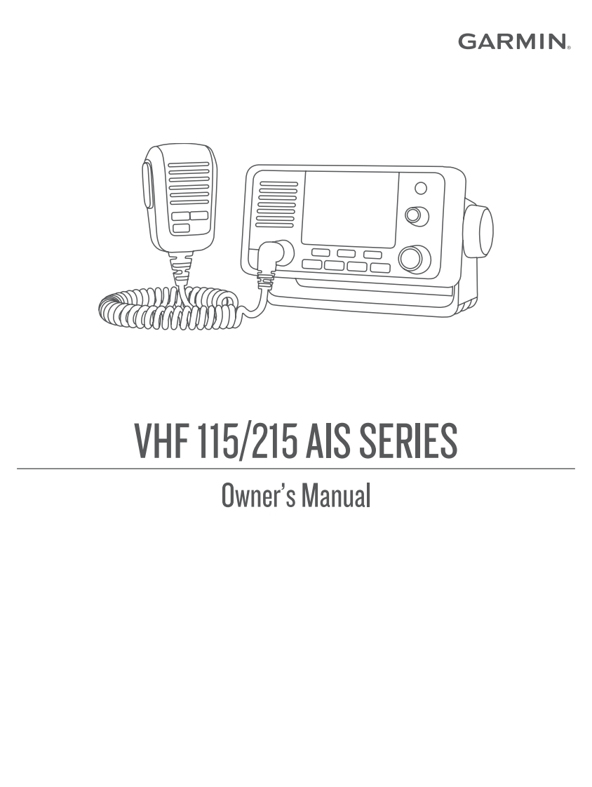 Garmin_VHF_115_215_Owners_Manual用户使用操作说明书手册_EN