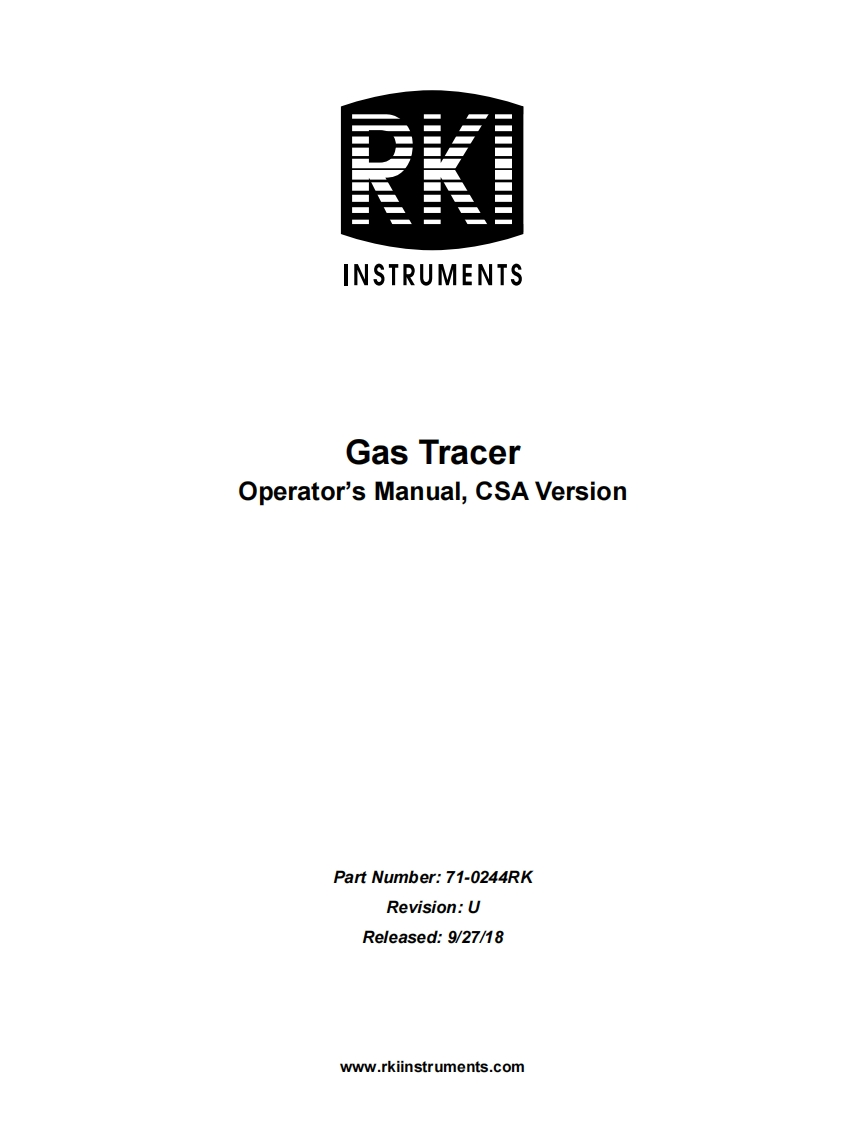 Gas_Tracer_操作说明书手册