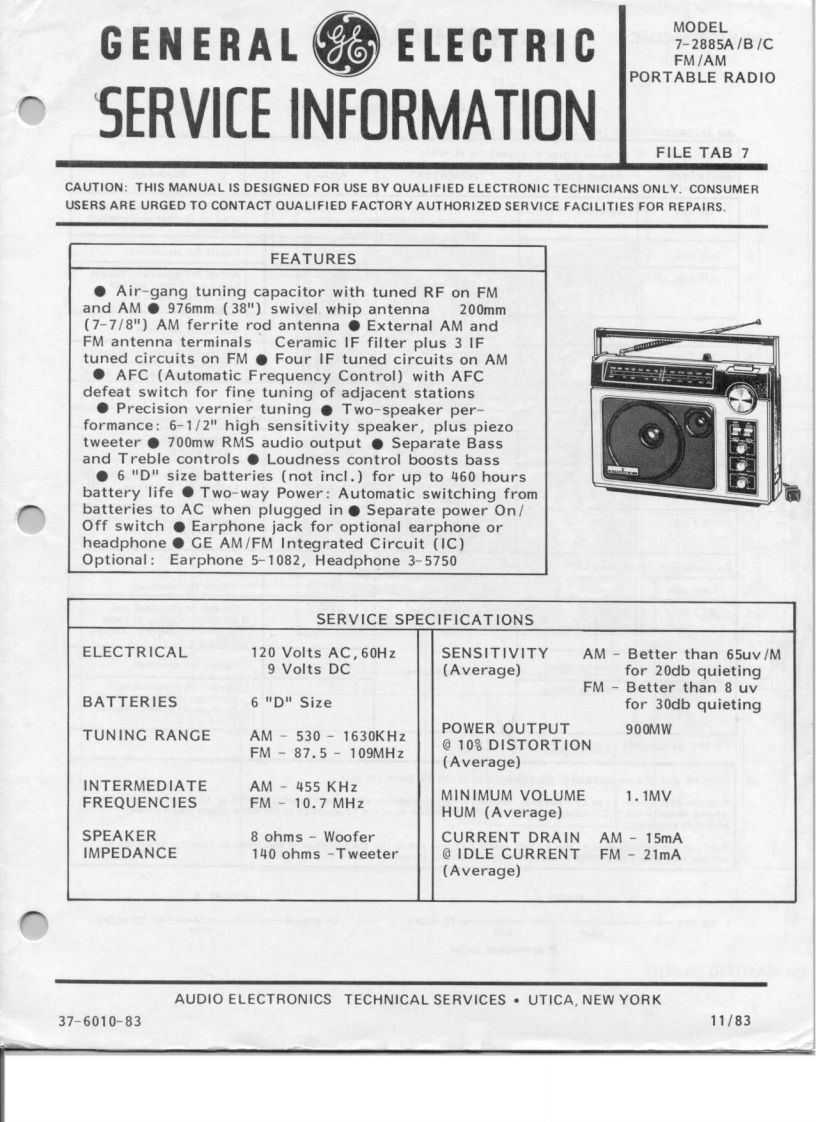 General_Electric_Superadio_1_Superadio_2_维修维护电器原理图手册