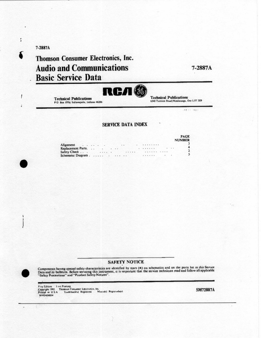 General_Electric_Superadio_3_维修维护电器原理图手册