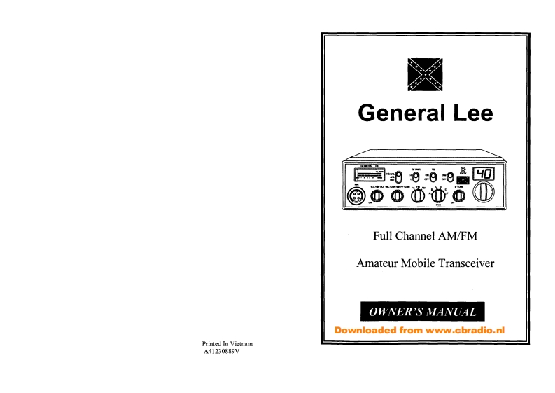 General_Lee_使用说明书手册