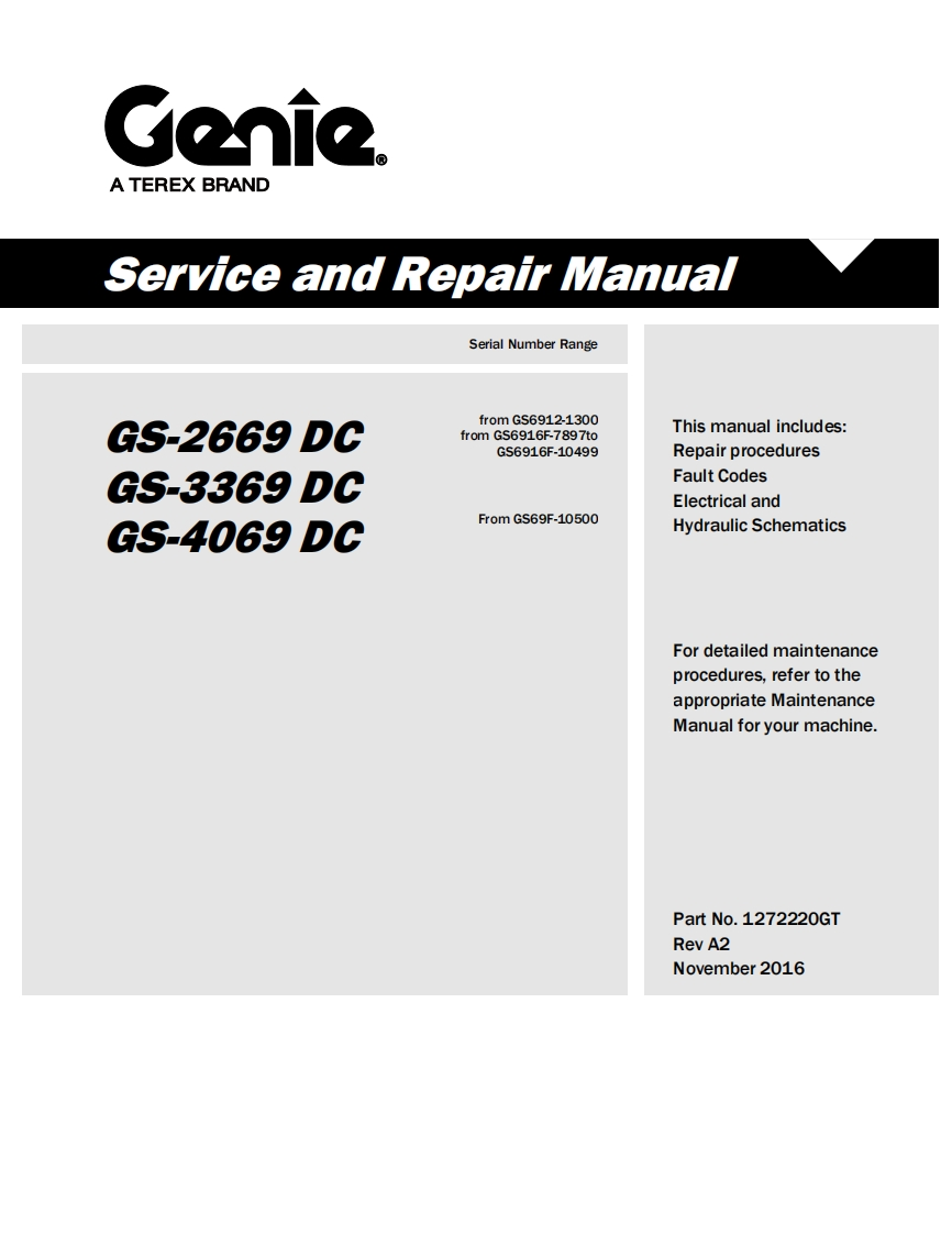 Genie-GS26-33-40维修手册