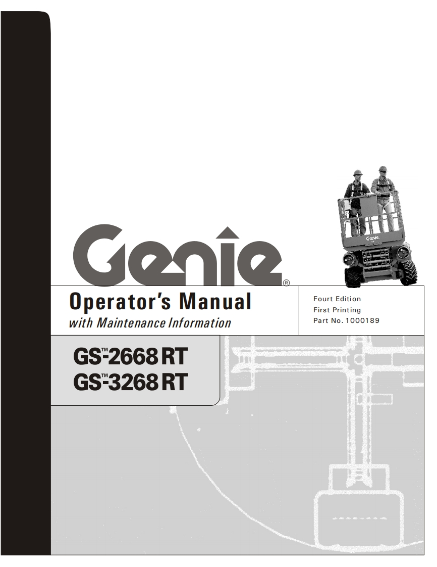 Genie-GS2668-Operations-Manual操作与维护保养说明书手册