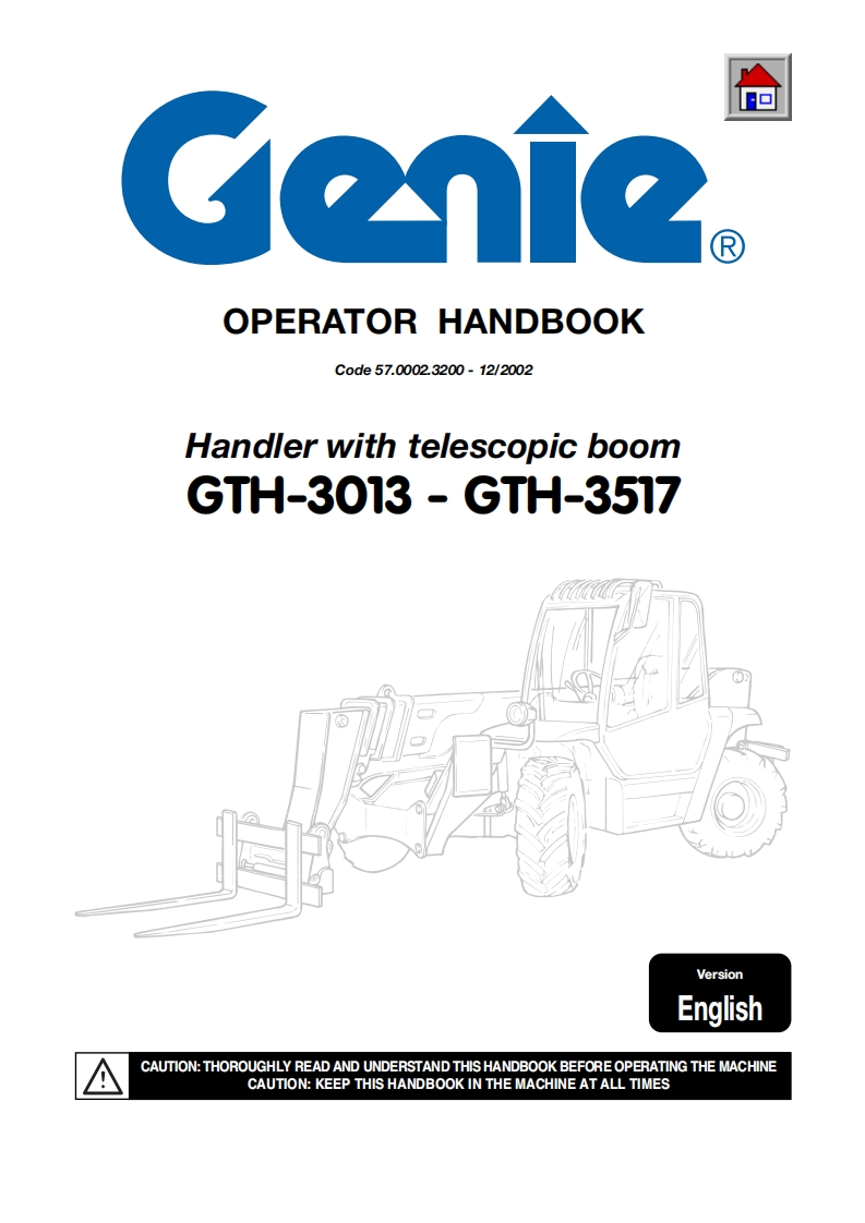 Genie-GTH-3013-Operations-Manual操作与维护保养说明书手册
