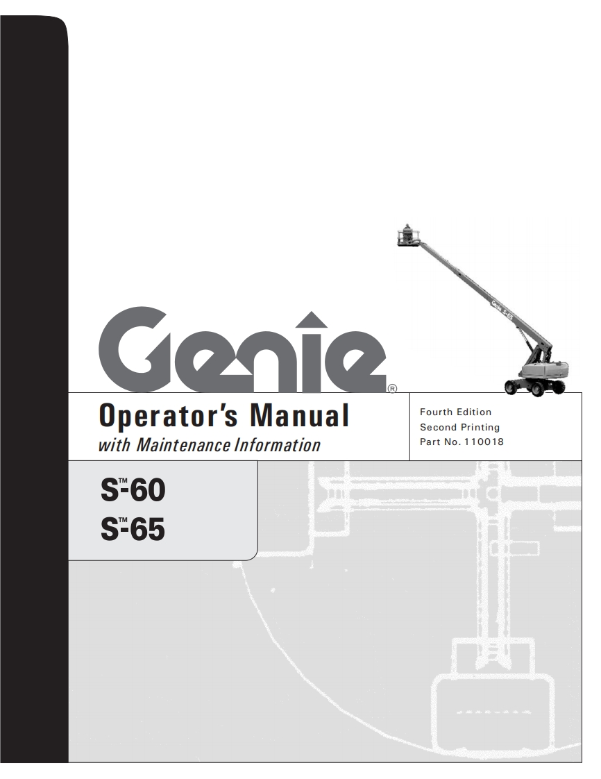 Genie-S65-Operations-Manual操作与维护保养说明书手册