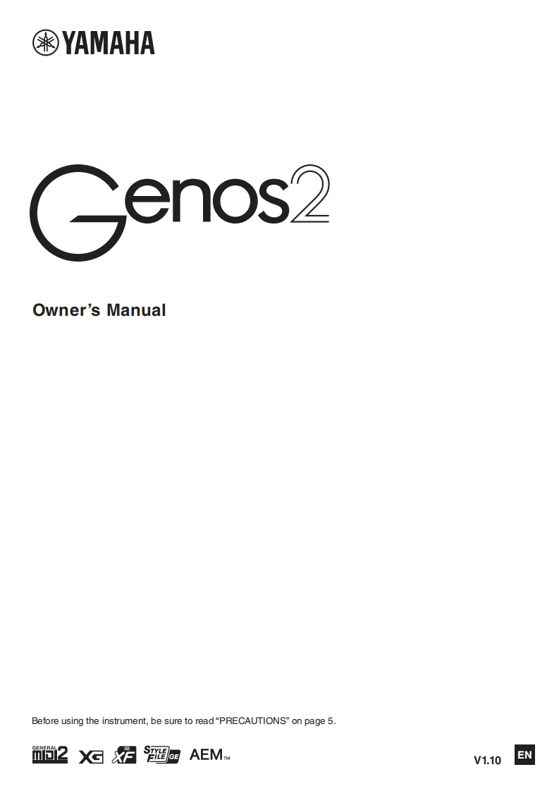 Genos2_使用说明书手册_En_D0