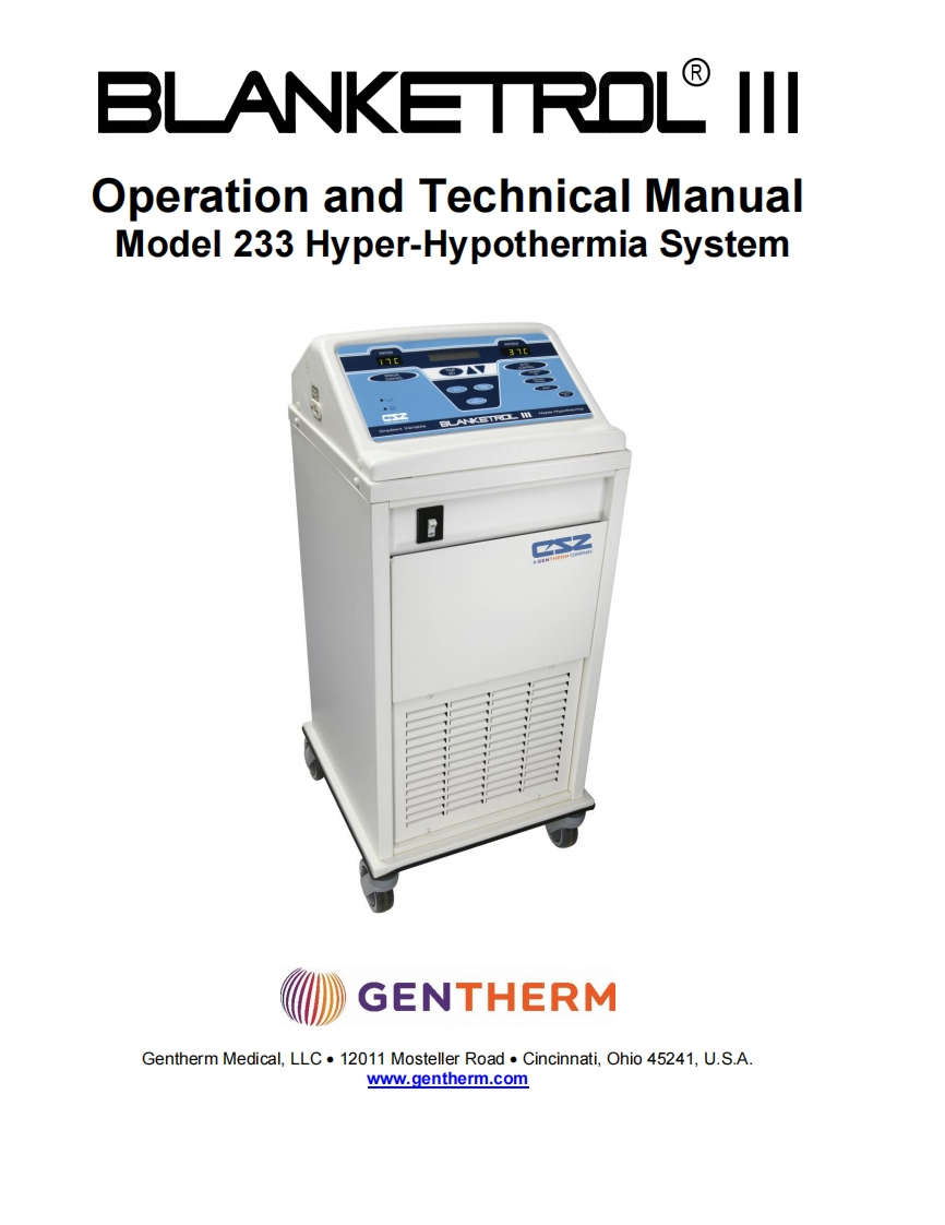 Gentherm-Technical-操作说明书手册