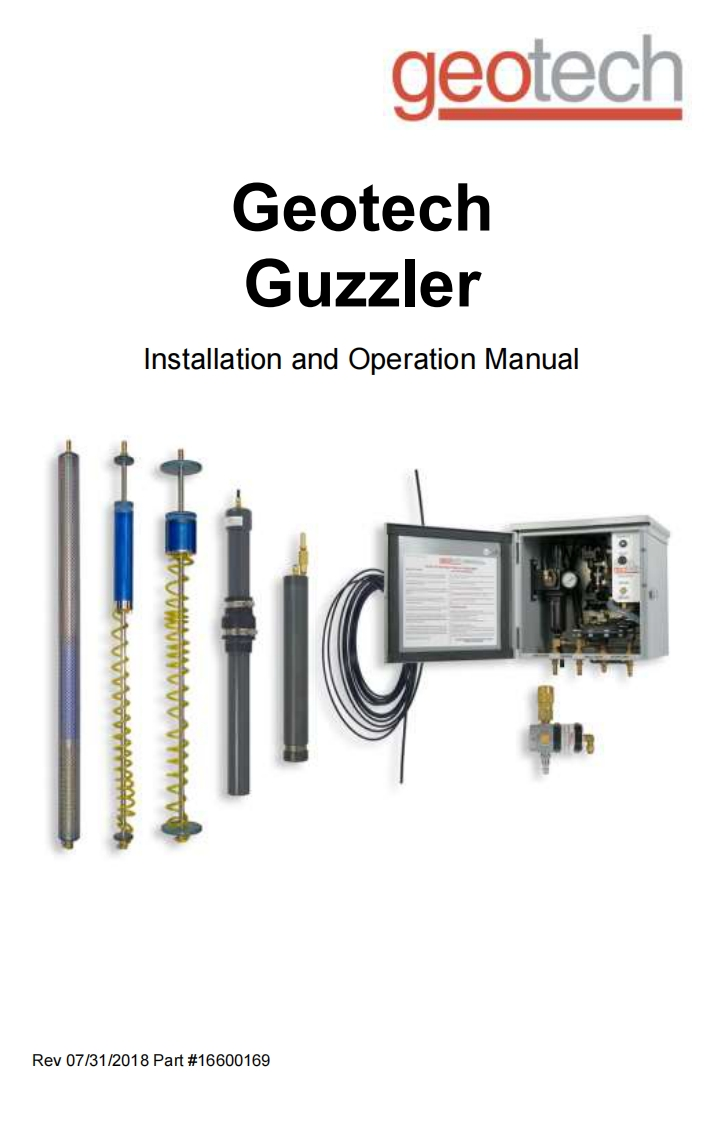 Geotech_Guzzler_使用说明书手册
