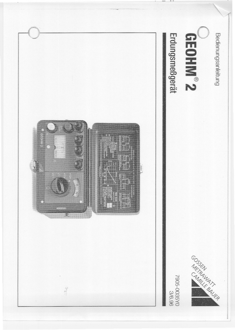 Gossen-Geohm2-User-Manual操作说明书手册-deutch新质力文库 - 聚焦新质生产力发展的数字化知识库_行业洞察 / 理论成果 / 实践指南免费下载新质力文库