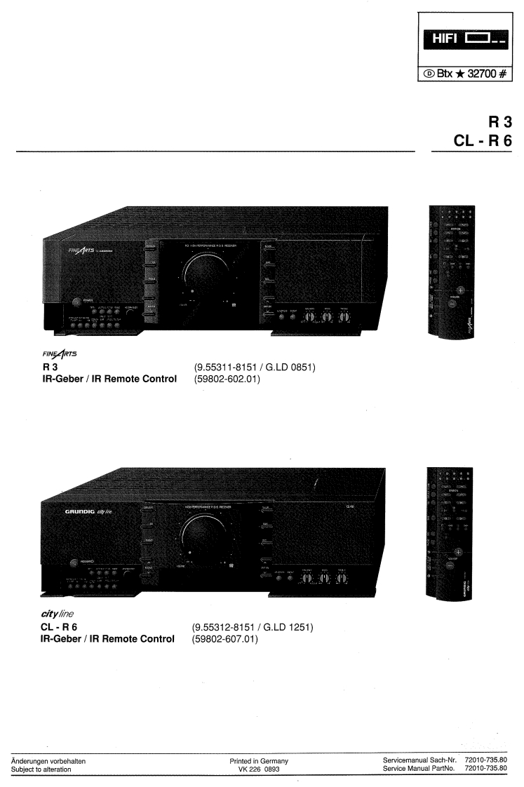 Grundig-CLR6-rec-电气原理图手册