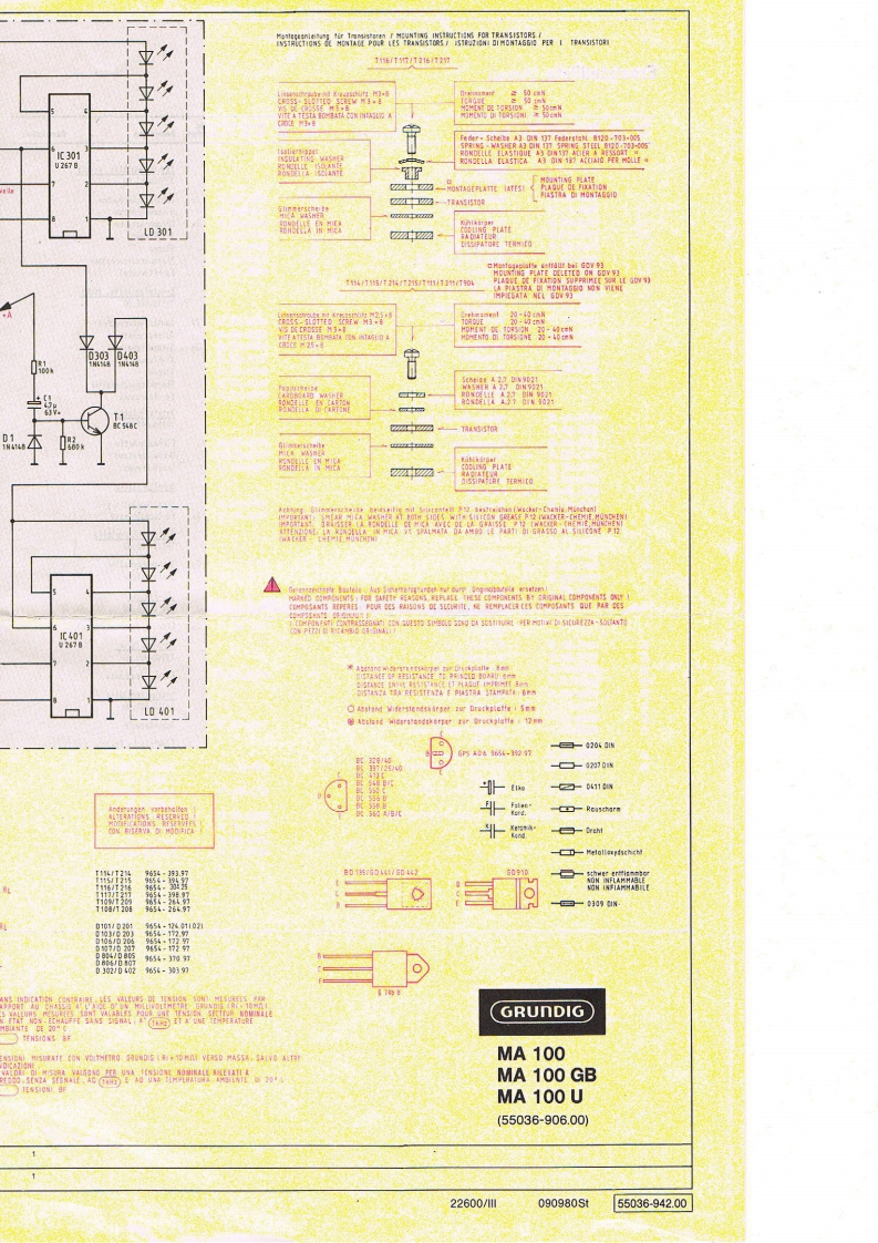 Grundig-MA100-pwr-电气原理图手册