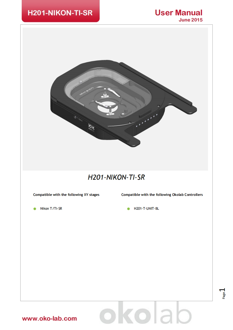 H201-NIKON-TI-SR-使用说明书手册-Vers-01-15