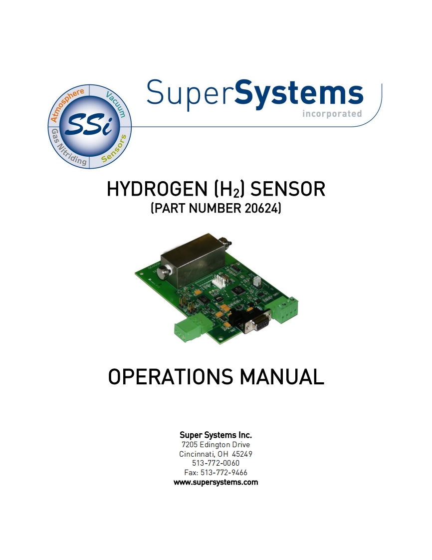 H2_Sensor_操作说明书手册
