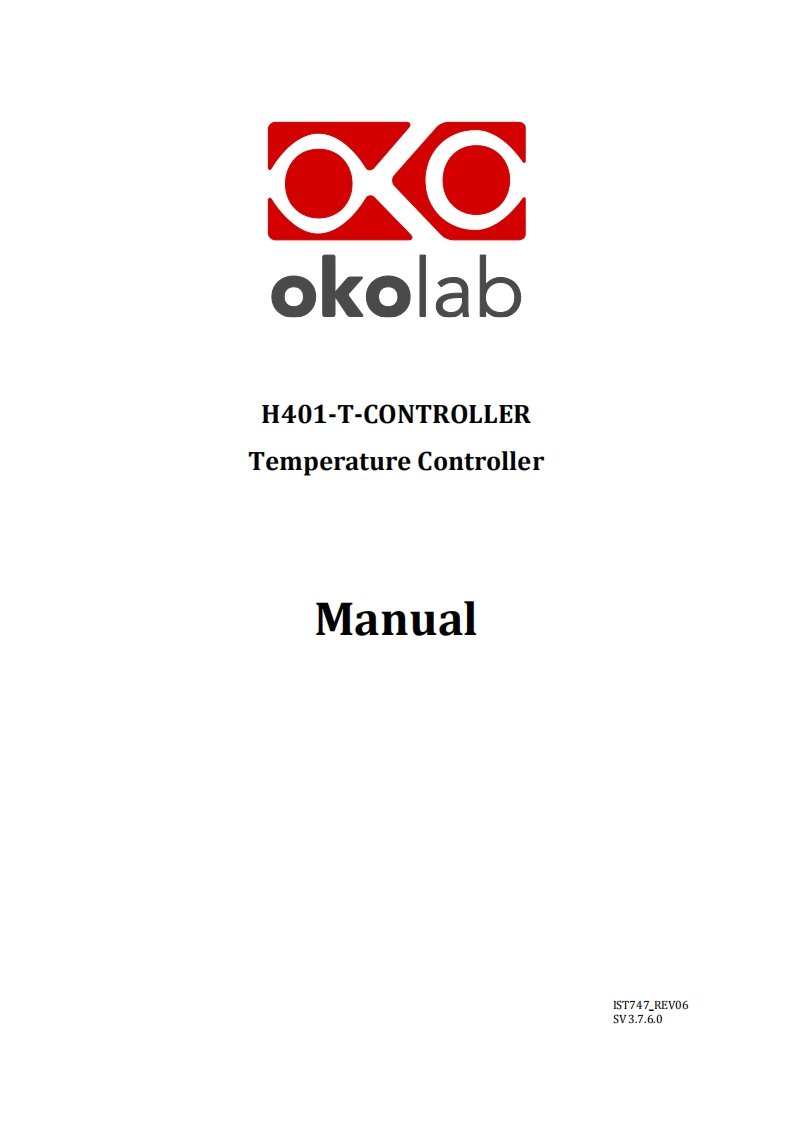 H401-T-CONTROLLER_使用说明书手册