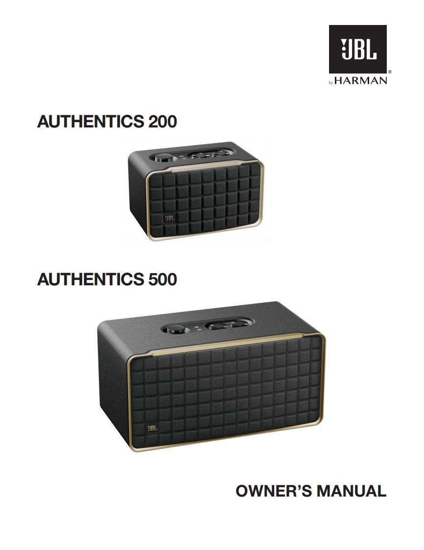 HA-JBL-Authentics-200-500-使用操作说明书手册-EN
