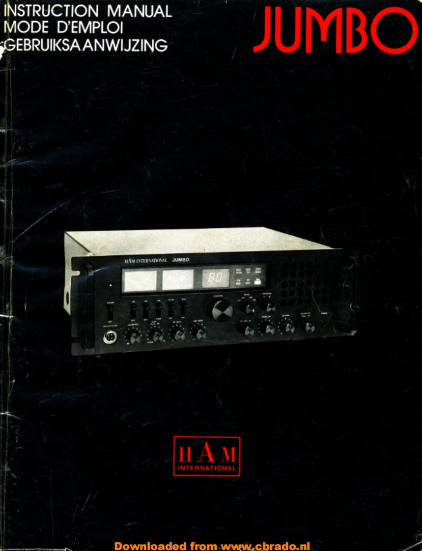 HAM-International_Jumbo_NL_使用说明书手册_FR