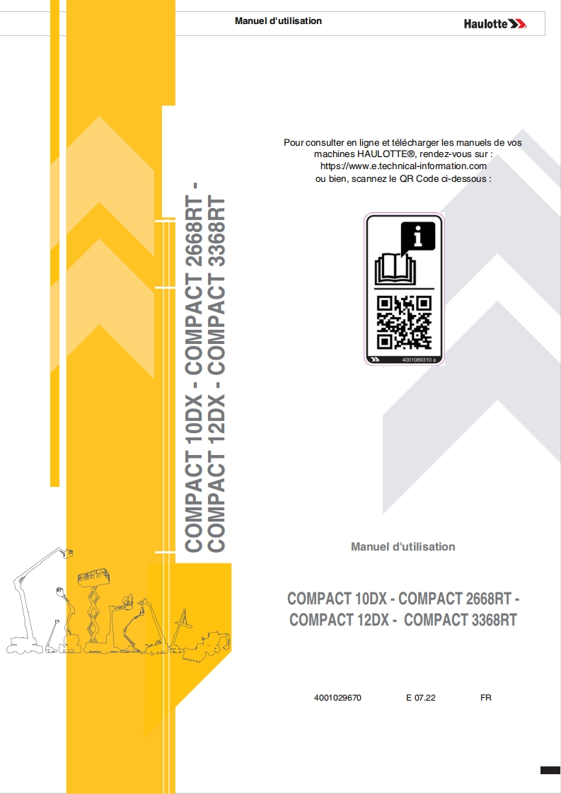 HAULOTTE-3368RT操作与日常维护说明书手册