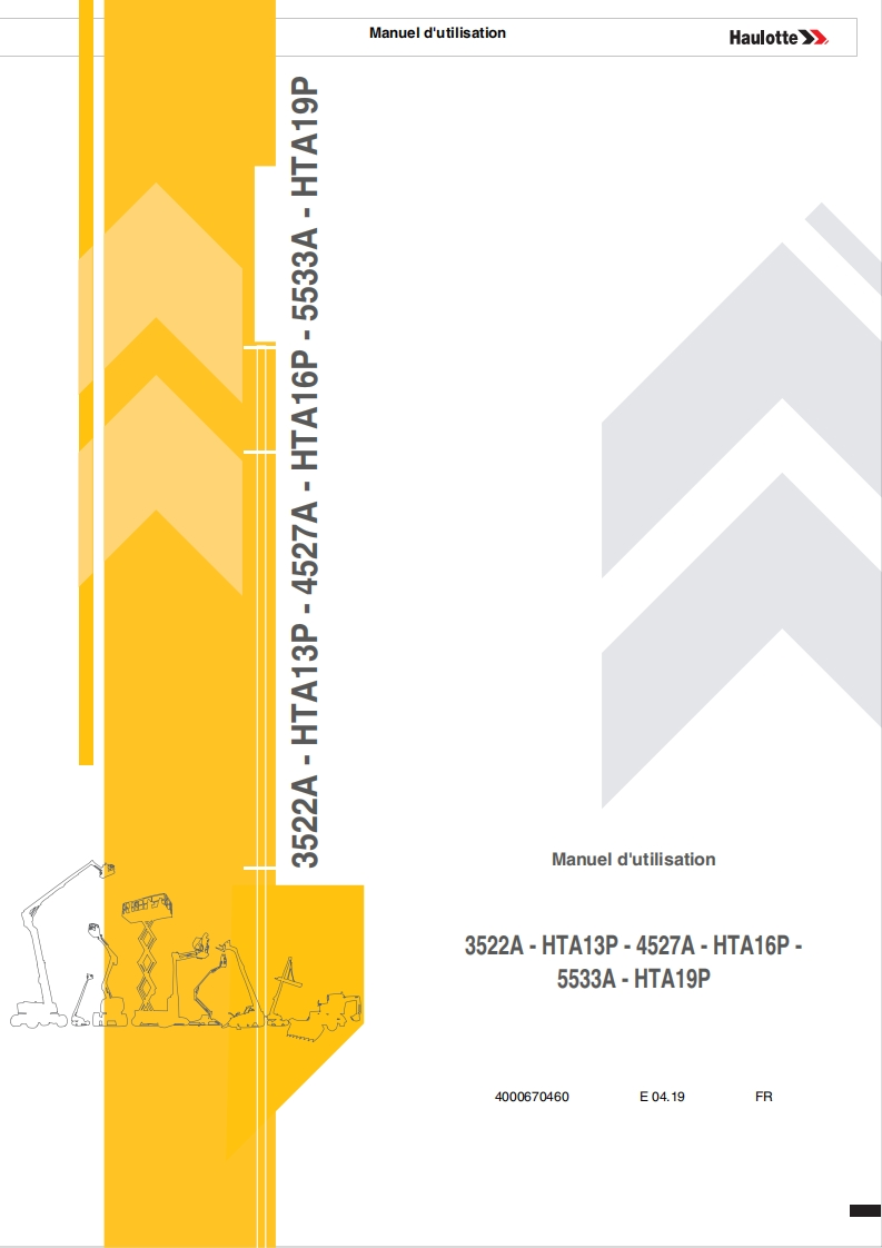 HAULOTTE-4527A-5533A操作与日常维护说明书手册