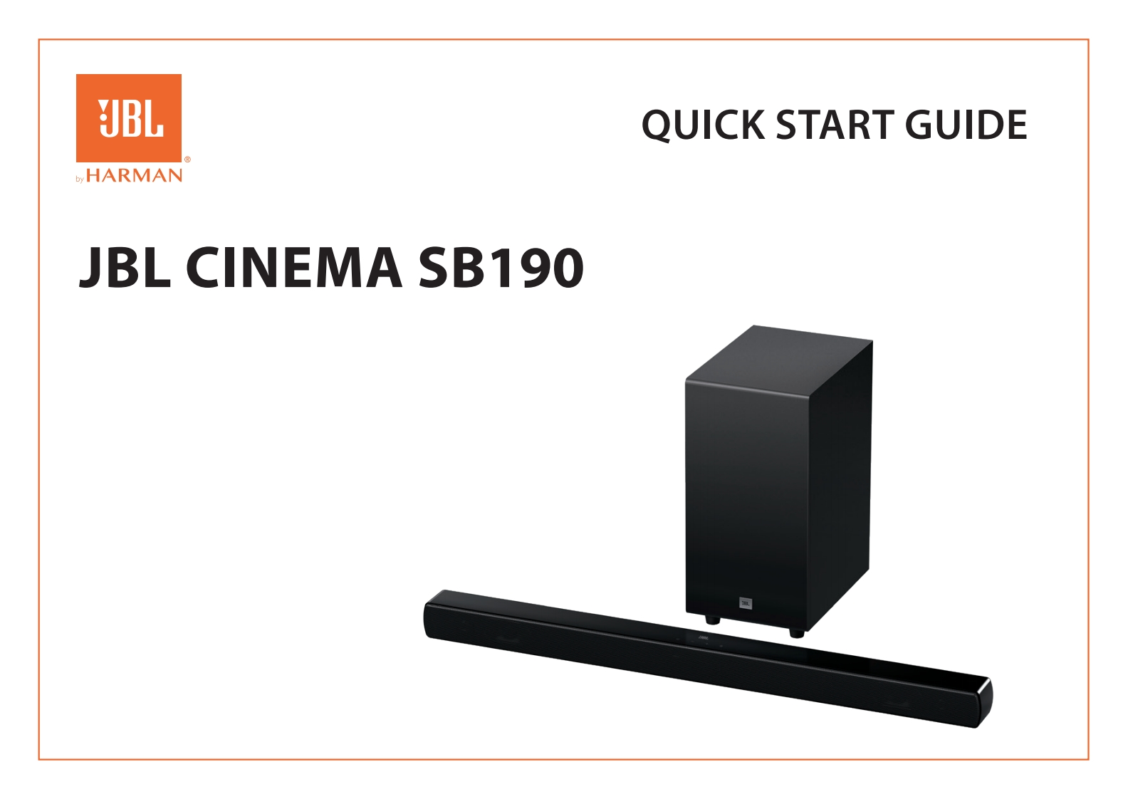 HA_JBL_Bar_Cinema_SB190_使用操作说明书手册_Global_SOP_V11_Online