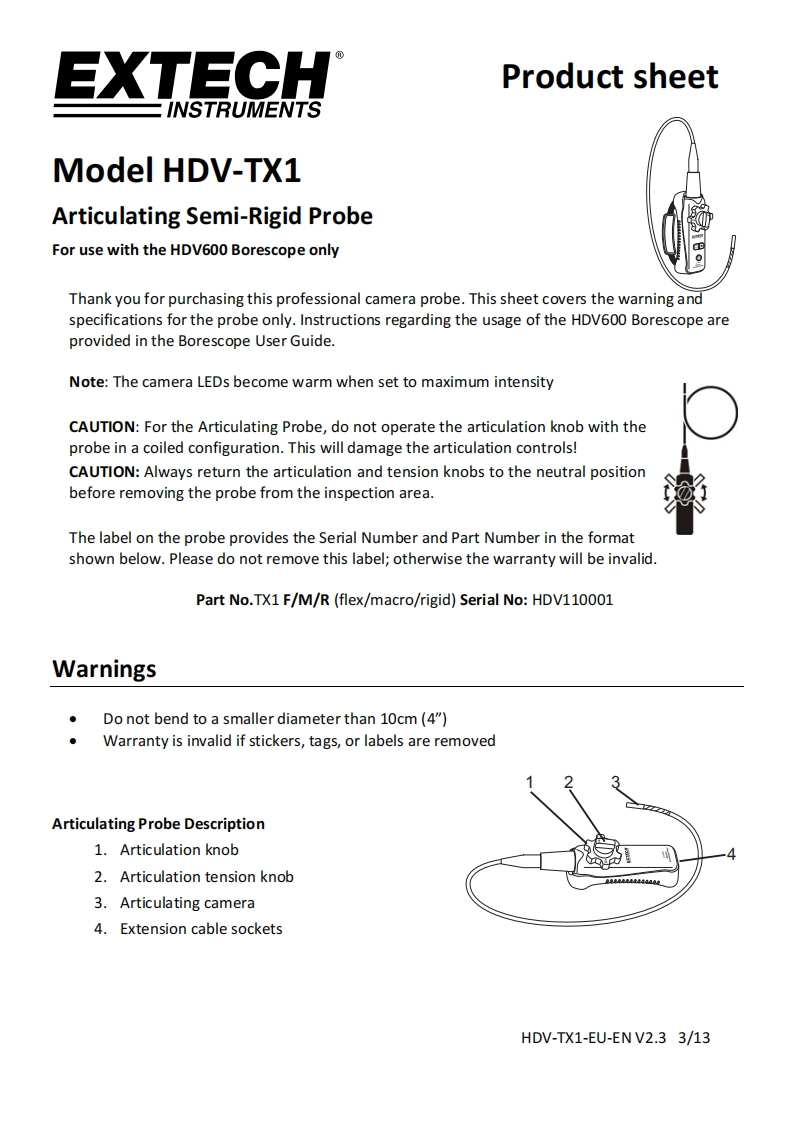 HDV-TX1_安装调试说明书手册