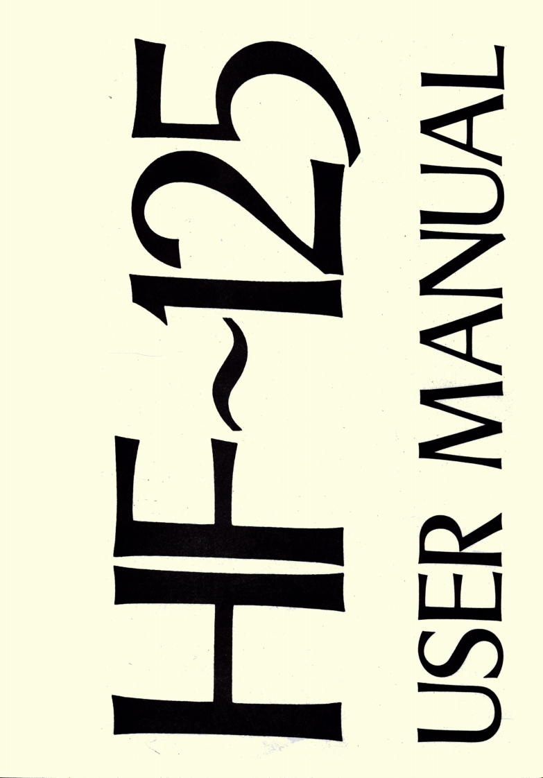 HF-125-(Manual操作说明书手册)