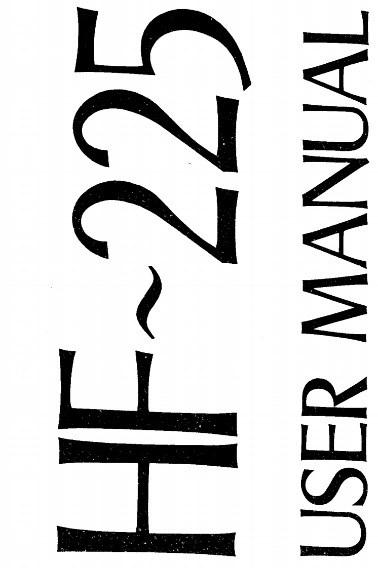 HF-225-(Manual操作说明书手册)