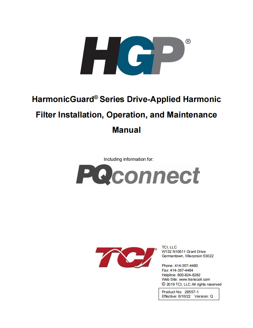 HGP-安装操作说明书手册