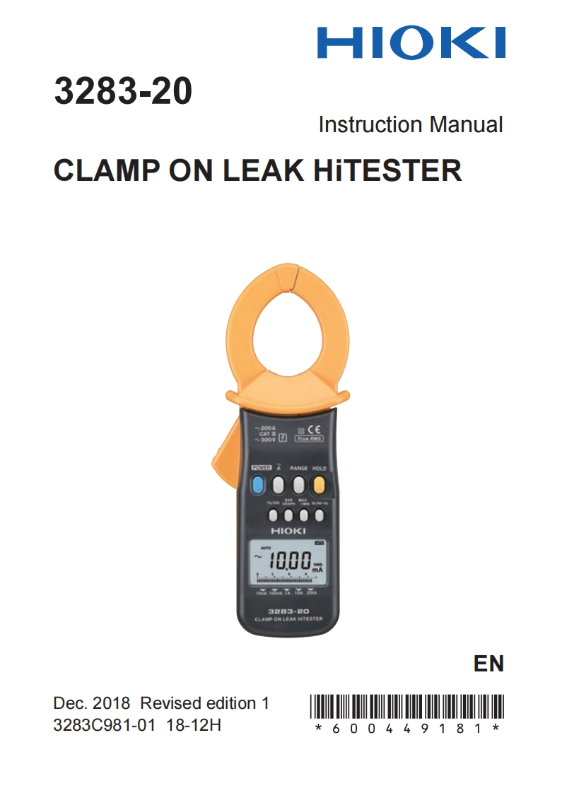 HIOKI_3283-20_im操作说明书手册