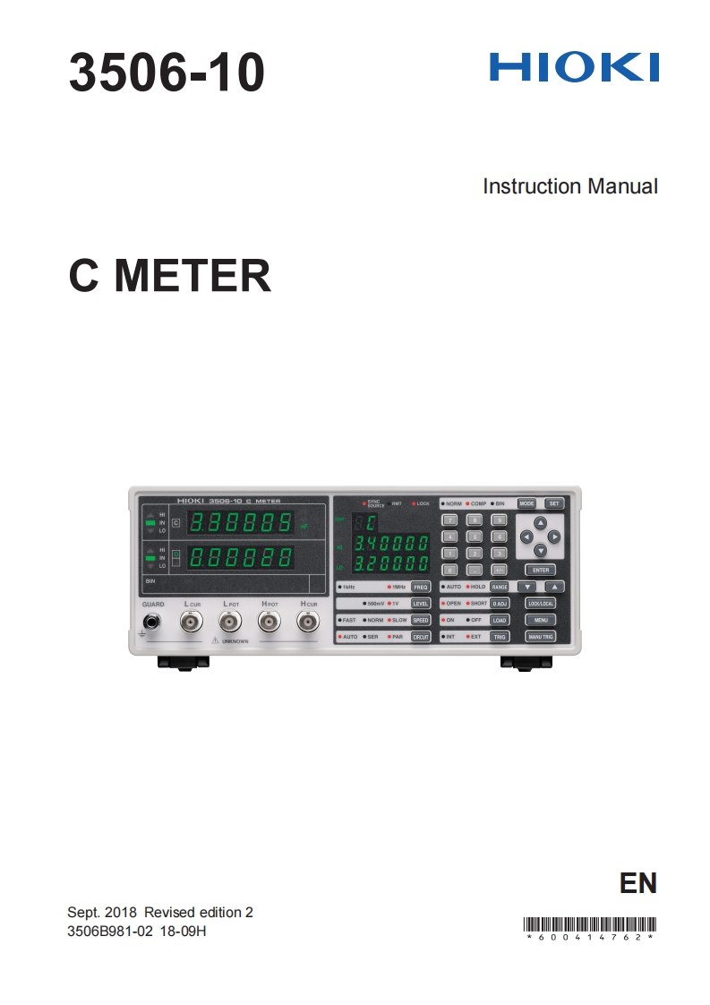 HIOKI_3506-10_im操作说明书手册
