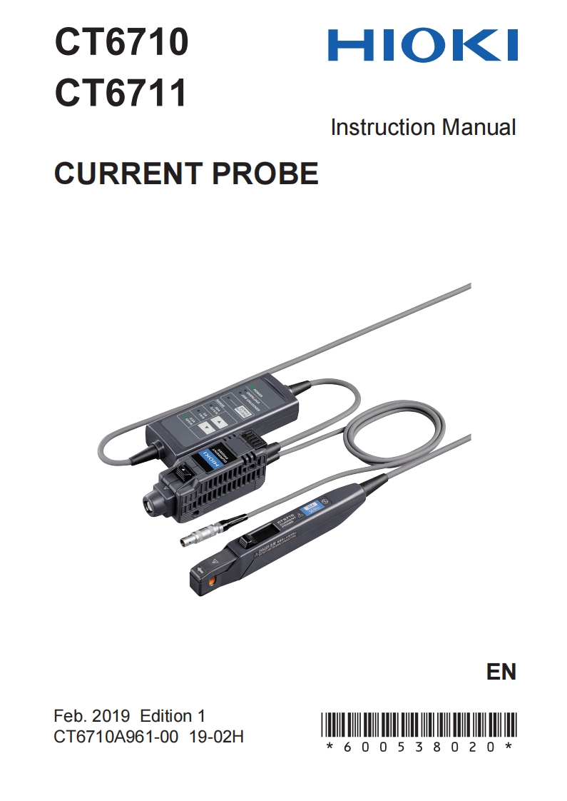 HIOKI_CT6710_CT6711_im操作说明书手册