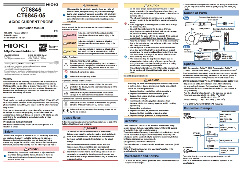 HIOKI_CT6845_im操作说明书手册