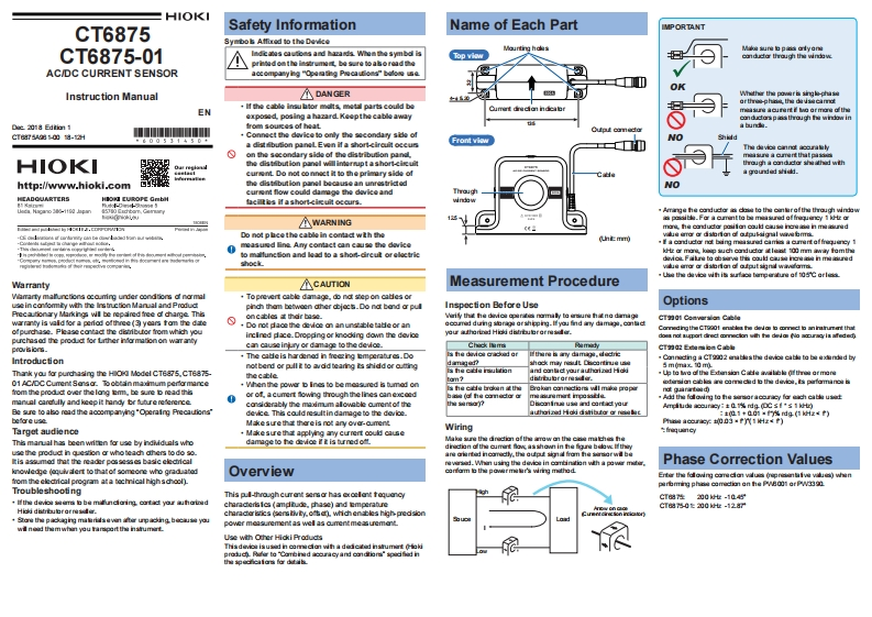 HIOKI_CT6875_im操作说明书手册