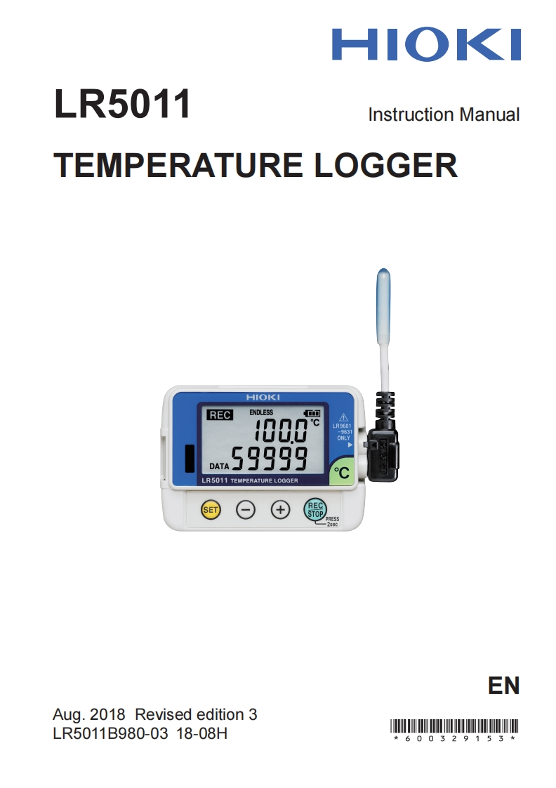 HIOKI_LR5011_im操作说明书手册