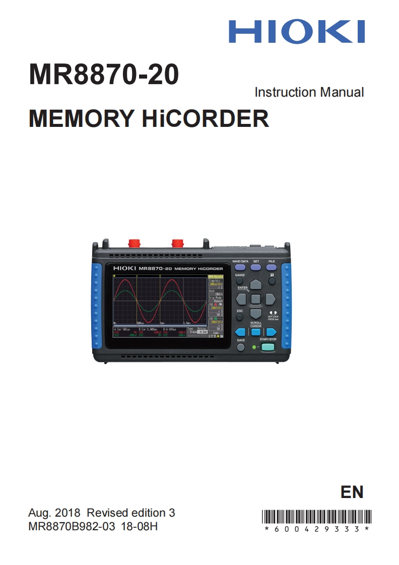 HIOKI_MR8870-20_im操作说明书手册