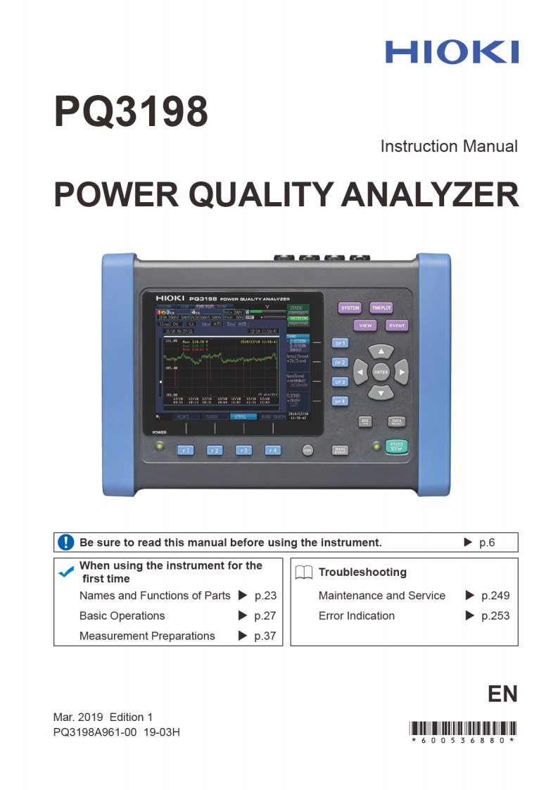 HIOKI_PQ3198_im操作说明书手册