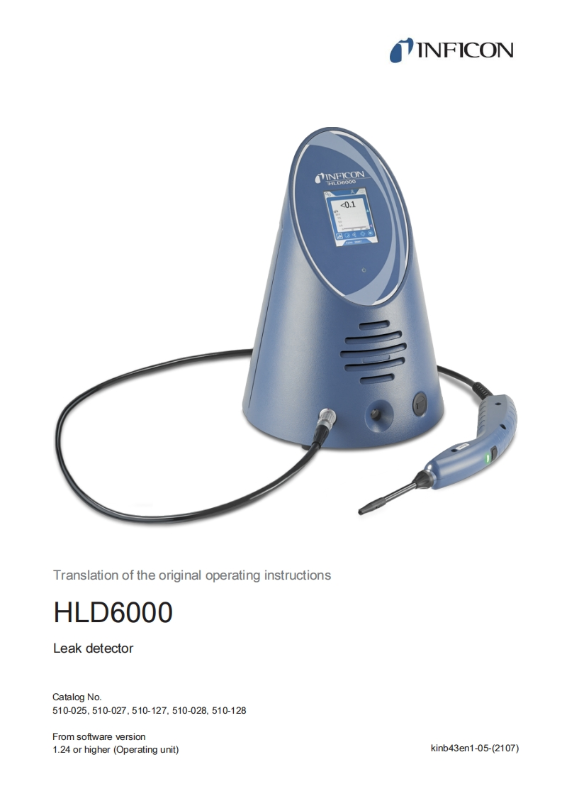 HLD6000操作说明书手册