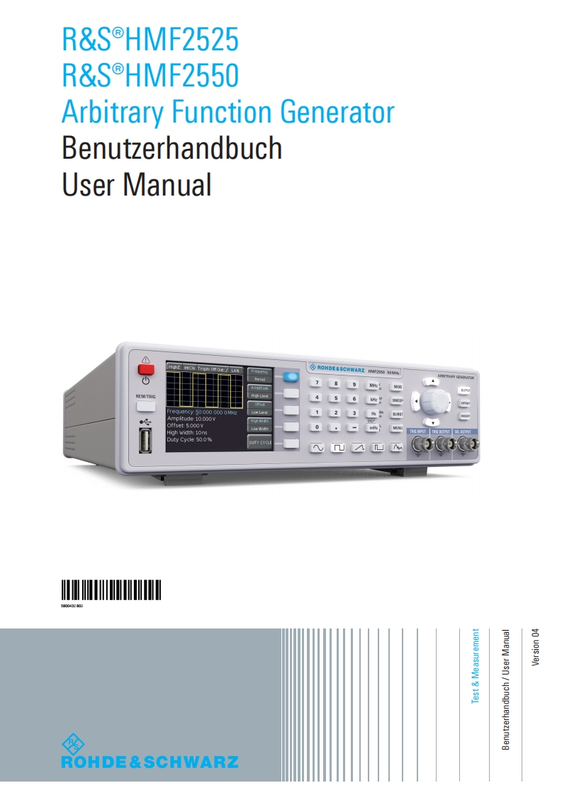 HMF25xx_操作说明书手册_de_en