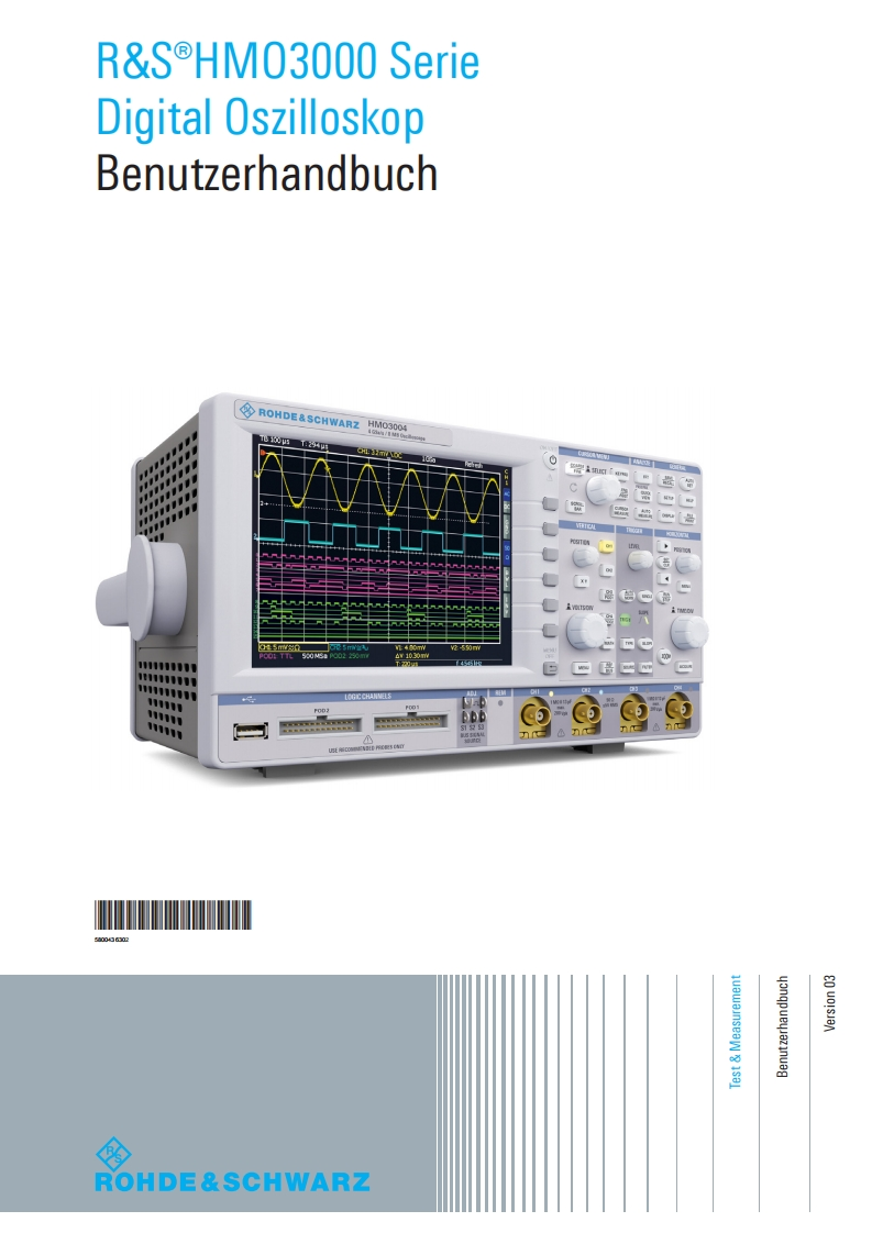 HMO3000_操作说明书手册_de