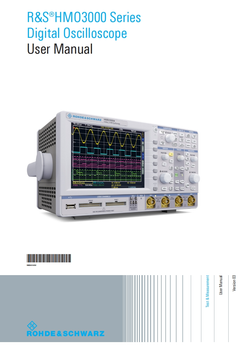 HMO3000_操作说明书手册_en