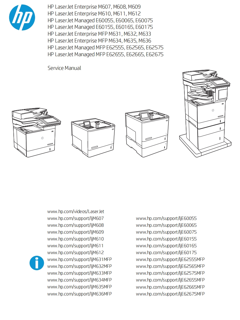HP-LaserJet-M607--M608--M609--M610--M611--M612--M631--M632--M633--M634--M635--M636-维修手册含电器原理图-66ab7e35cdc88