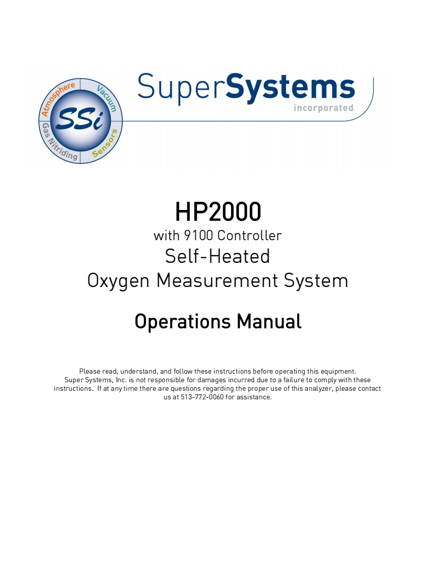 HP2000_with_9100_操作说明书手册