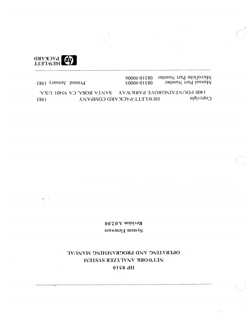 HP8510AOPS-Programming1of3操作说明书手册