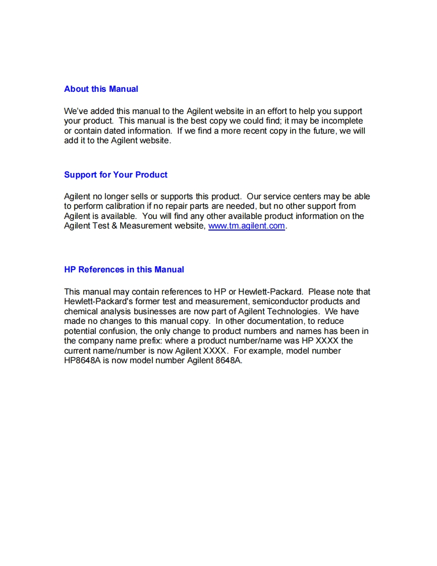 HP8566bInstallationandVerification操作说明书手册