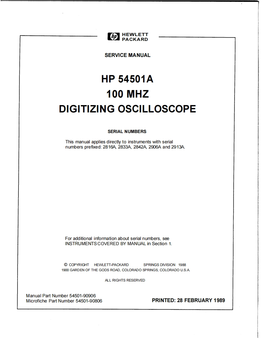 HP_54501A_维修操作说明书手册