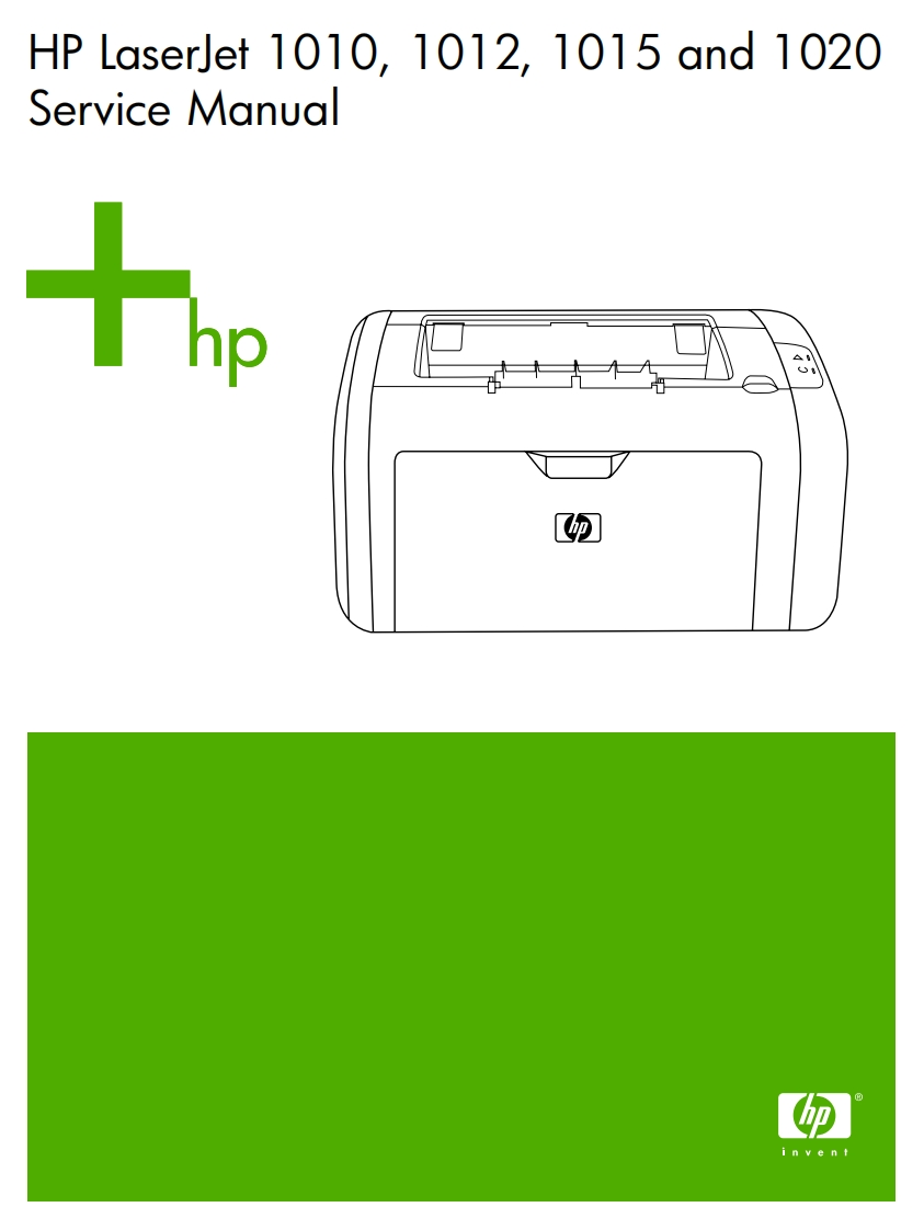 HP_LaserJet_1010_1012_1015_1020_维修维护说明书手册