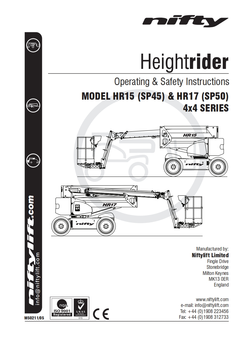 HR15_操作与维修说明书手册