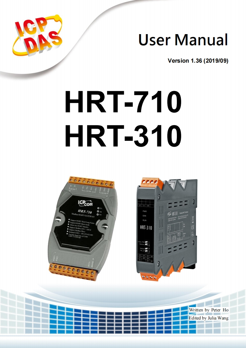 HRT-710_HRT-310_操作说明书手册_英语g_v1.36